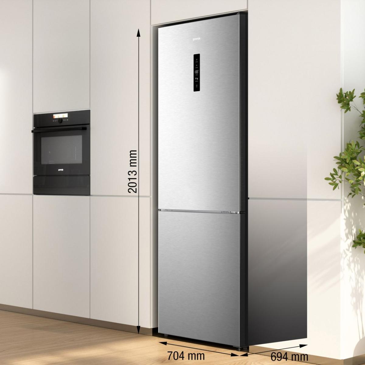 GORENJE Samostojeći kombinirani hladnjak/zamrzivač, 200 cm, NRK720EAXL4 - Slika 3