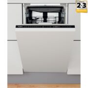 Whirlpool ugradbena perilica posuđa: crna boja, slim - WSIP 4O23 PFE