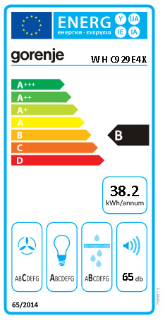 GORENJE Kaminska kuhinjska napa, 90 cm, WHC929E4X - Slika 7