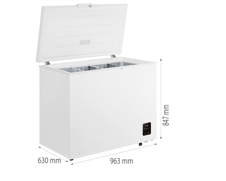 GORENJE Samostojeća škrinja za zamrzavanje, 85 x 97 x 63 cm, FH25EAW - Slika 3