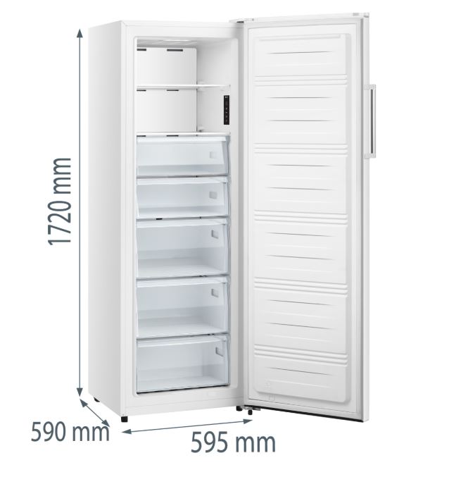GORENJE Samostojeći uspravni zamrzivač, 172 x 60 x 59 cm, FN617EEW5 - Slika 4
