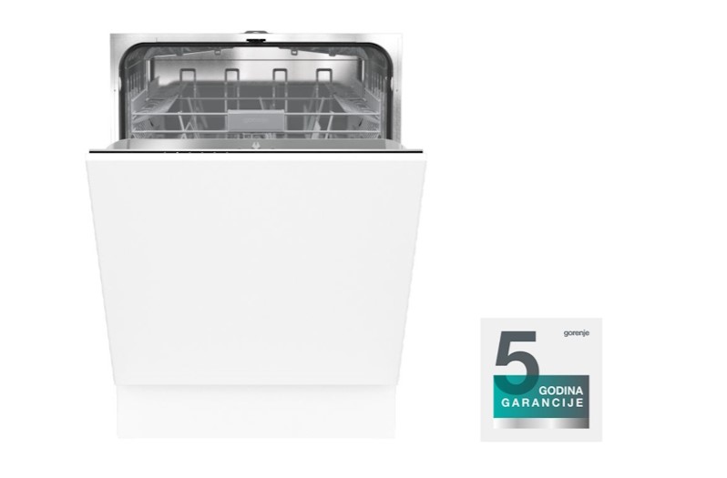 GORENJE Potpuno ugradbena perilica posuđa, 60 cm, GV642D62