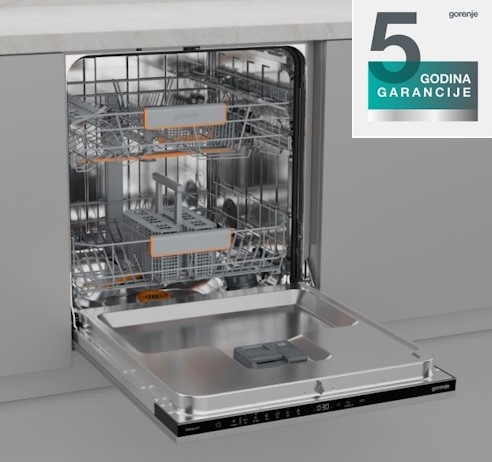 GORENJE Potpuno ugradbena perilica posuđa, 60 cm, GV642C65 - Slika 2