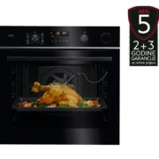 AEG 6000 SenseCook with SteamCrisp ugradbena pećnica, TR6PB531SB