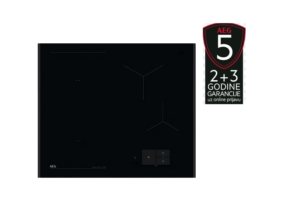 AEG 8000 SenseBoil+Fry ugradbena indukcijska ploča 60 cm, NIH64B30AB