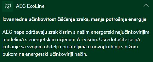 AEG 7000 kaminska kuhinjska napa, 60 cm, GV77D61SB - Slika 9