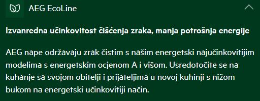 AEG 7000 kaminska kuhinjska napa, 90 cm, GV77D91SB - Slika 9