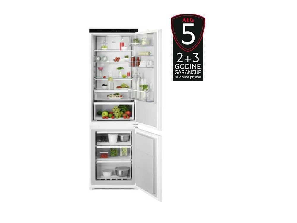 AEG kombinirani hladnjak, 177 cm, TSC6M181ES