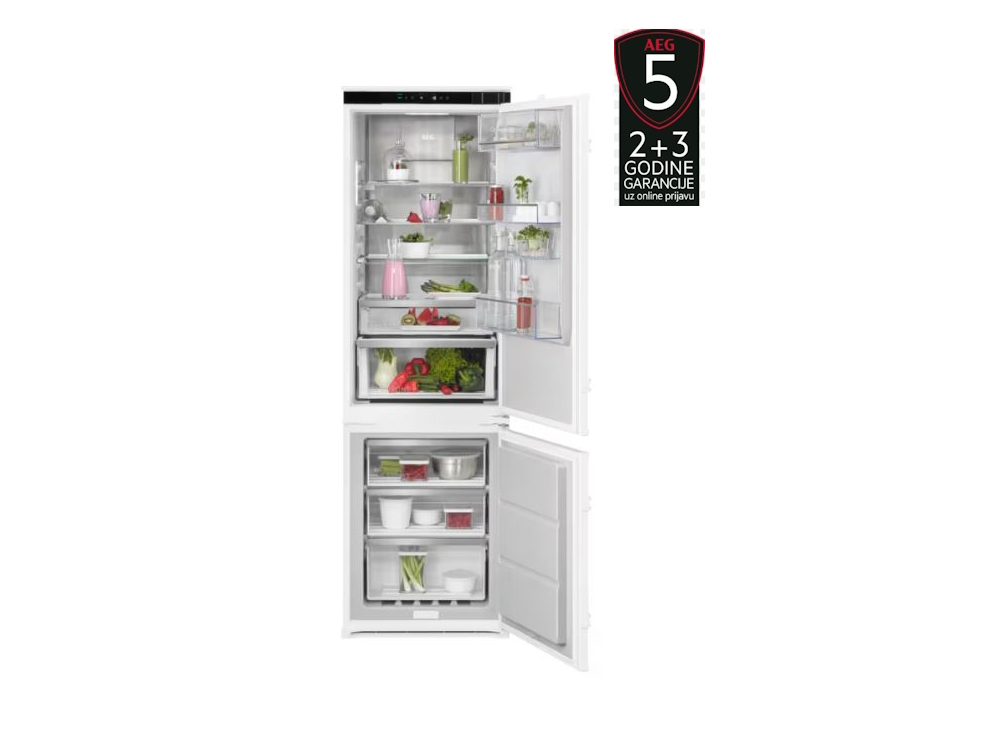 AEG kombinirani hladnjak, 177 cm, TSC8M181CS