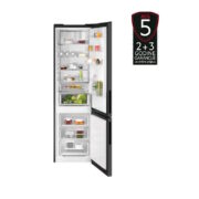 AEG samostojeći kombinirani hladnjak sa zamrzivačem, 202 cm, ORC8M361CL